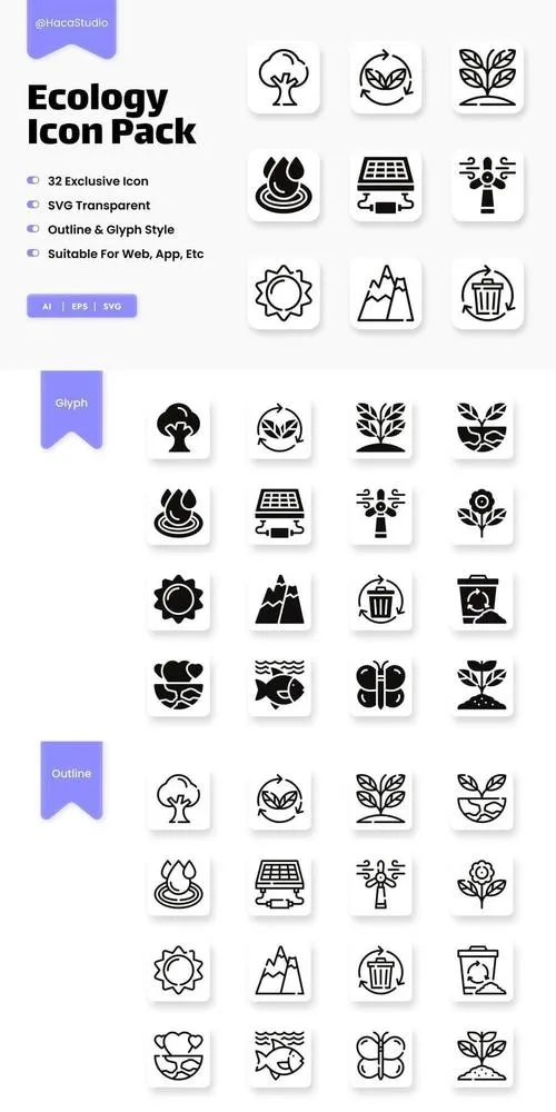 Ecology Icons E4YG6DW