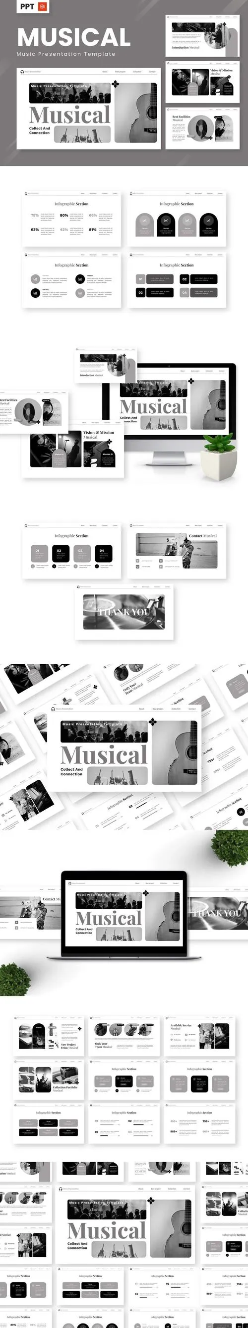 Musical - Music Powerpoint Templates 5VSCD2K