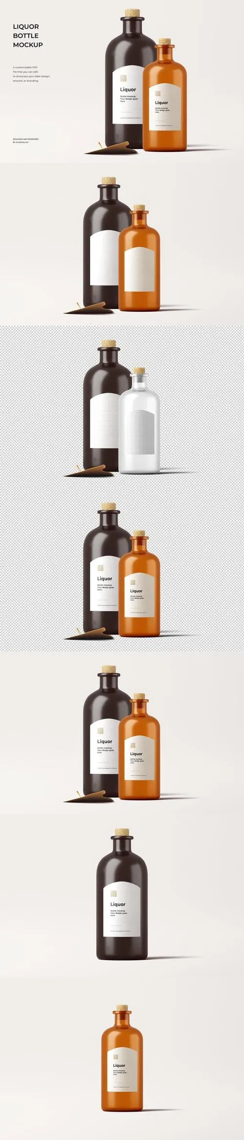 Liquor Bottle Mockup H4LBQS5