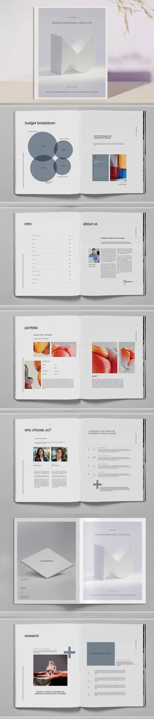 Design Proposal Brochure Template H49SJ82