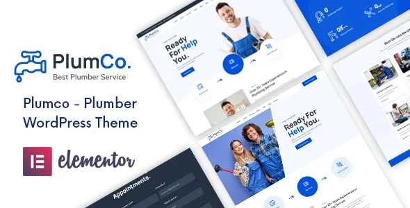 Plumco - Plumber WordPress Theme 34633690