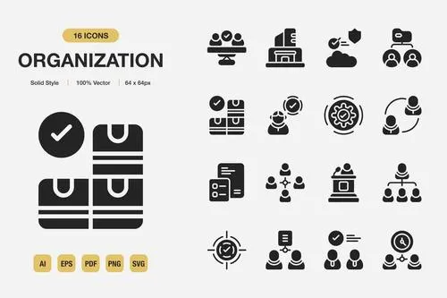 Organization Solid Icons