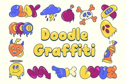 Doodle Graffiti Illustrations