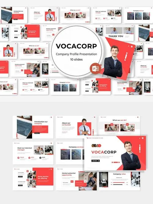 Vocacorp - Company Profile Powerpoint BA4XGWU