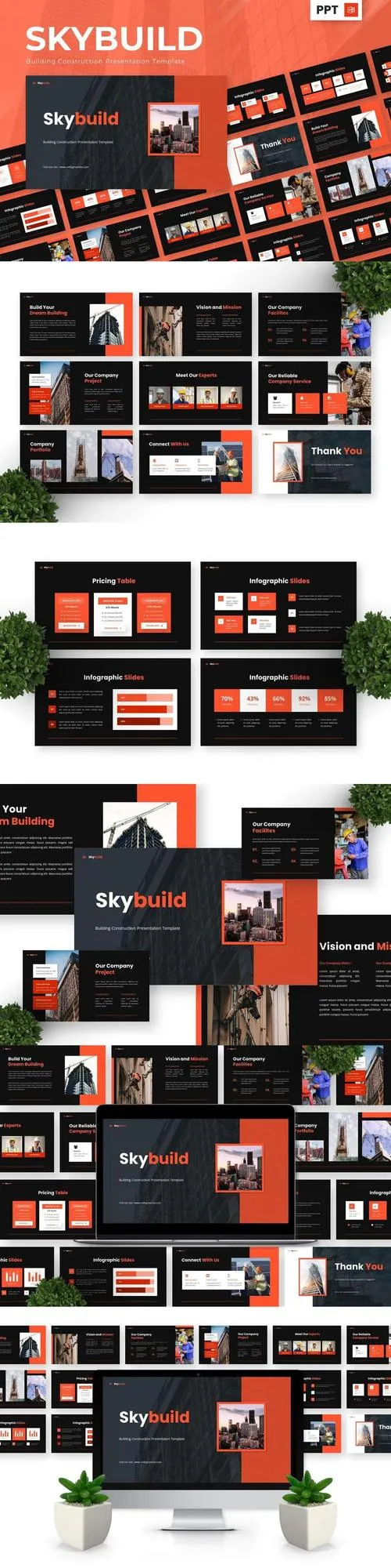 Skybuild - Building Construction Powerpoint