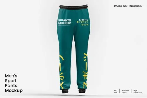 Mens Sport Pants Mockup