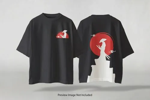 Oversize T-Shirt Mockup