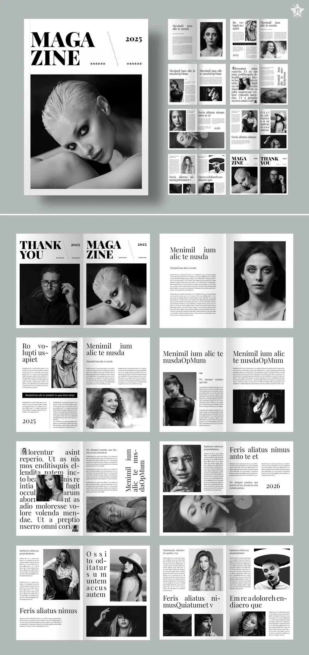 Simple Magazine Layout 725478464