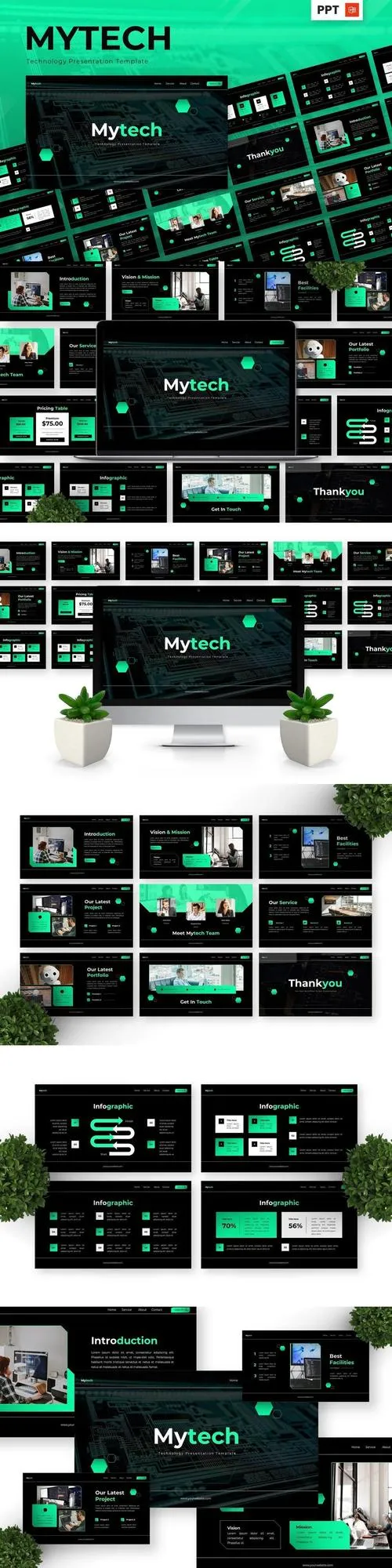 Mytech - Technology Powerpoint Templates