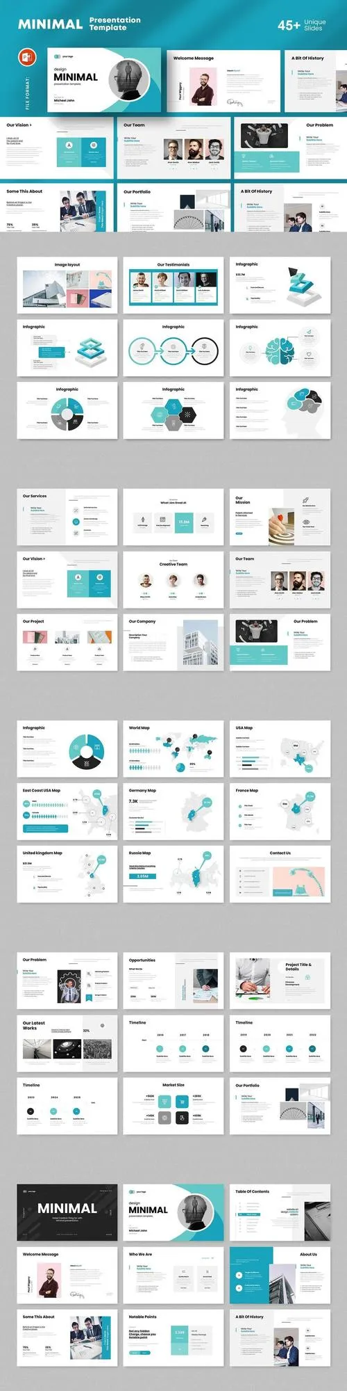 Minimal PowerPoint Presentation Template