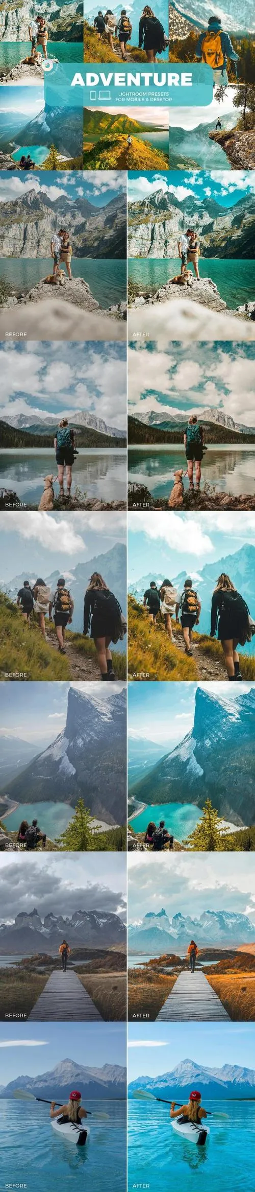 Adventure Lightroom Presets Mobile & Desktop