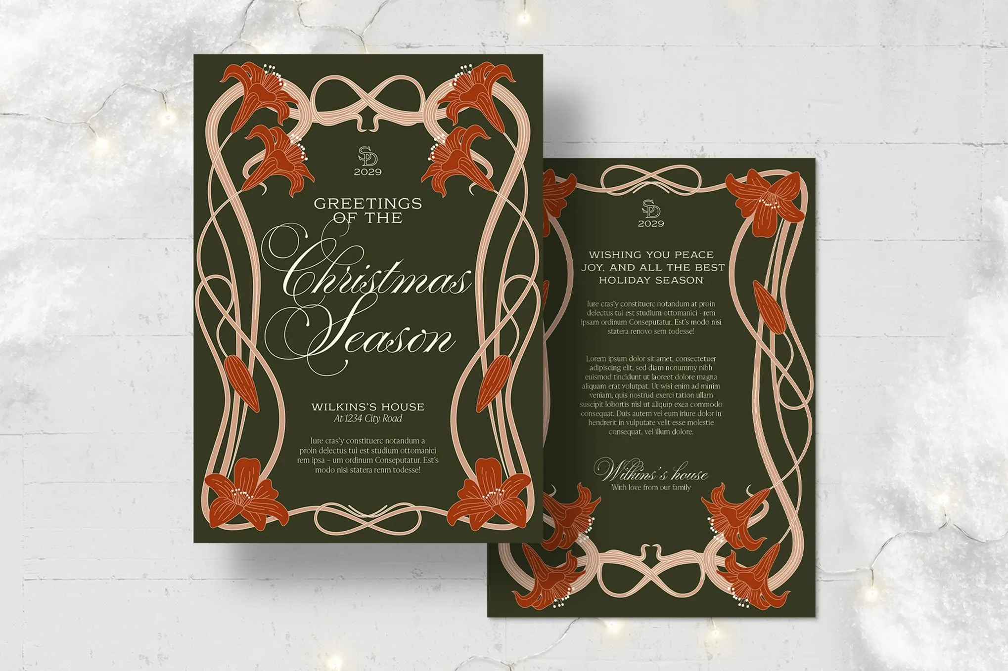 Christmas Invitation Template