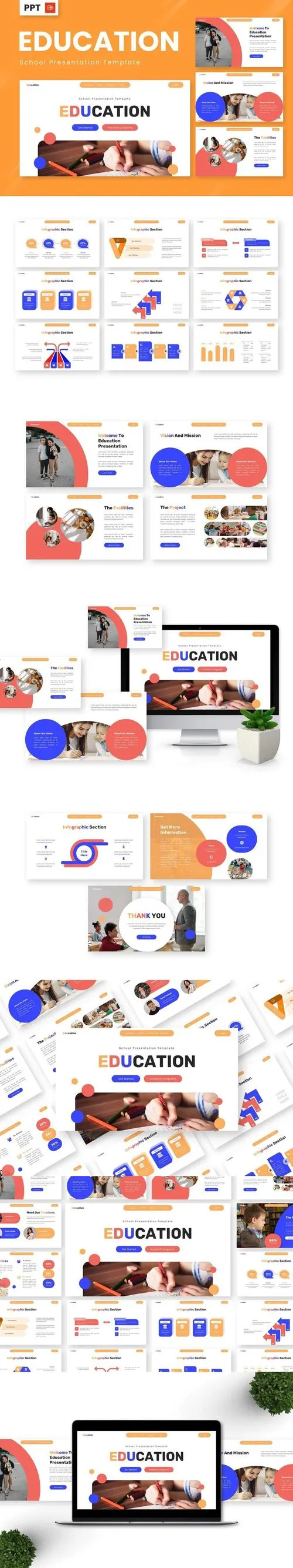 Education - School Powerpoint Templates