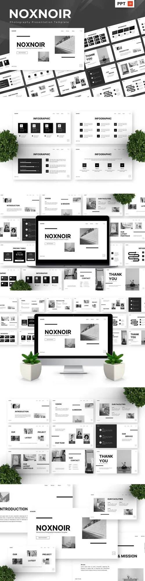 Noxnoir - Photography Powerpoint Templates DQMWF26