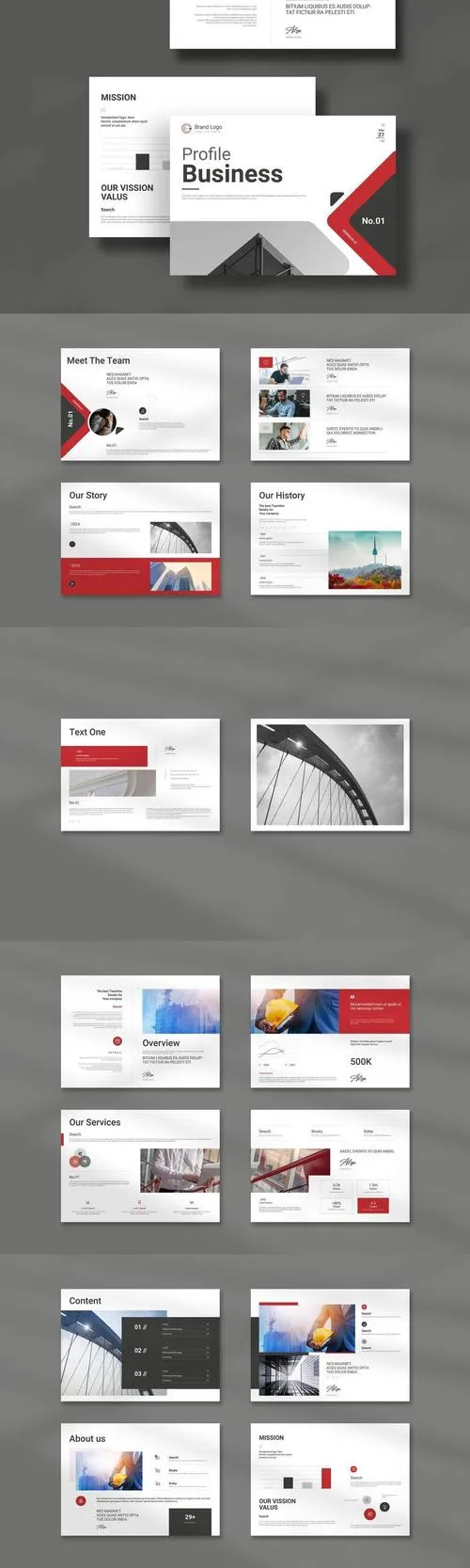 Company Profile Brochure Layout YCJWNA7