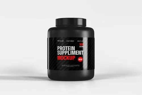 Protein Supplements Mockup DGEHTZP