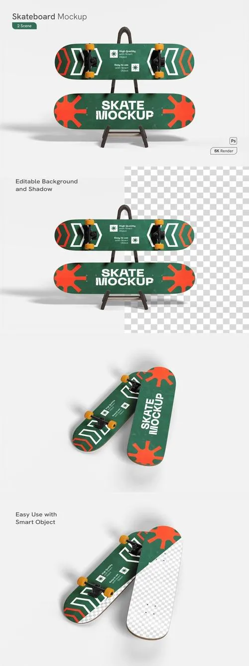 Skateboard Mockup