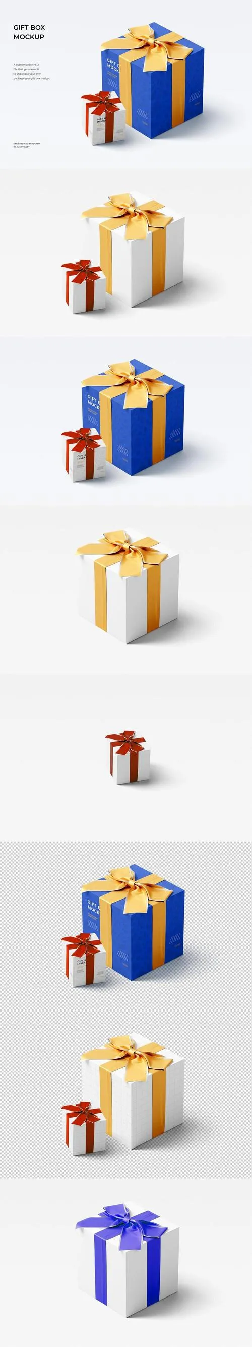 Gift Box Mockup MYB27QB