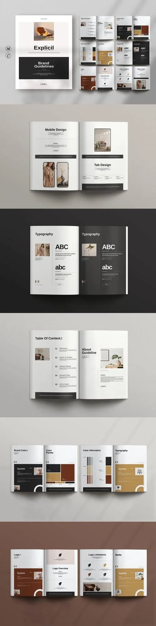 Brand Guideline Brochure Template