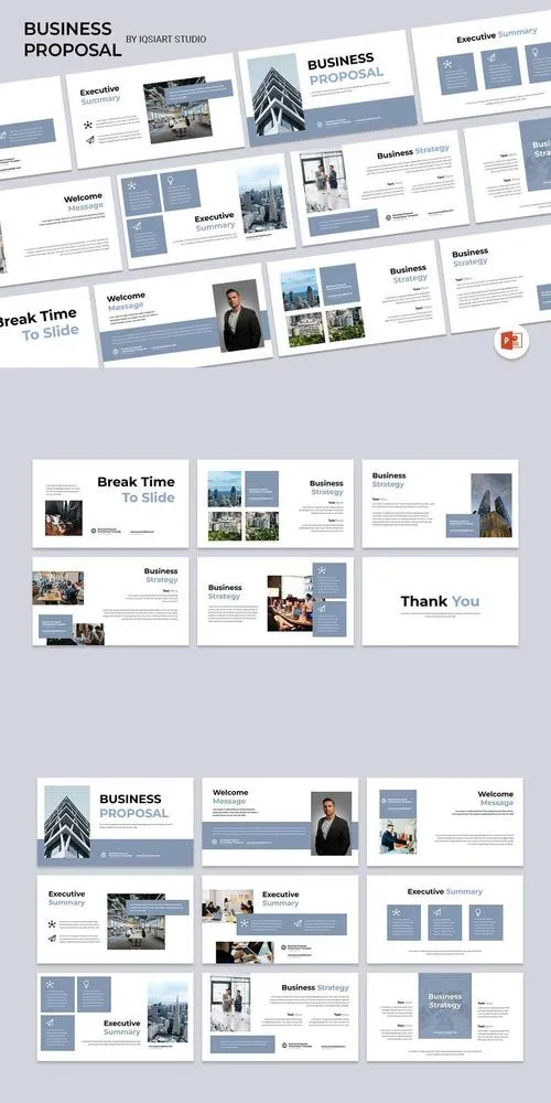 Business Proposal - PowerPoint Template W9XYAAV