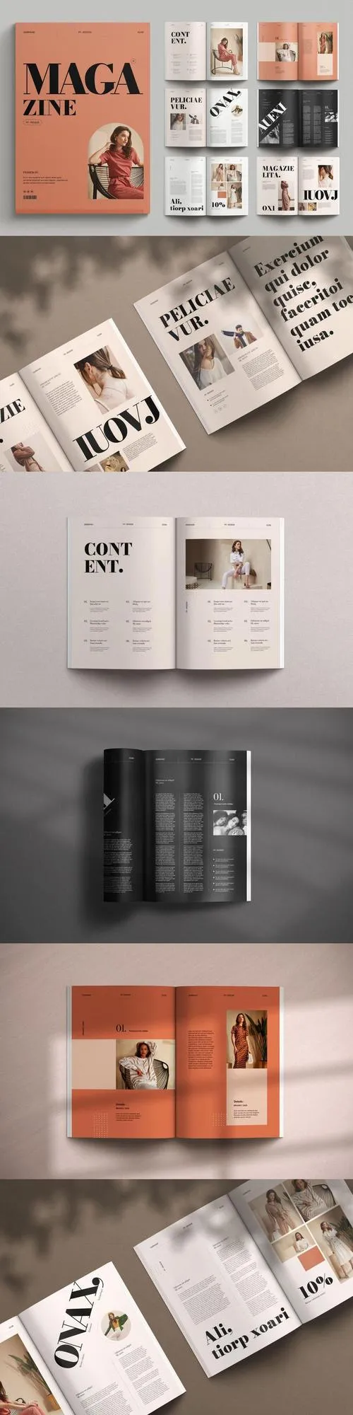 Fashion Magazine Template Y75EW9K