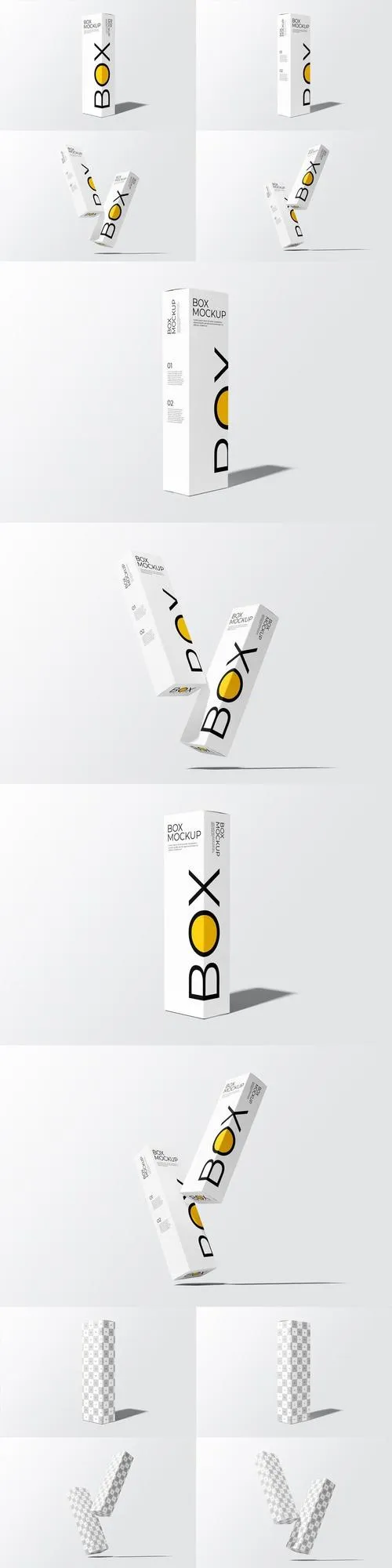 Rectangle Box Packaging Mockup GAMFAA4