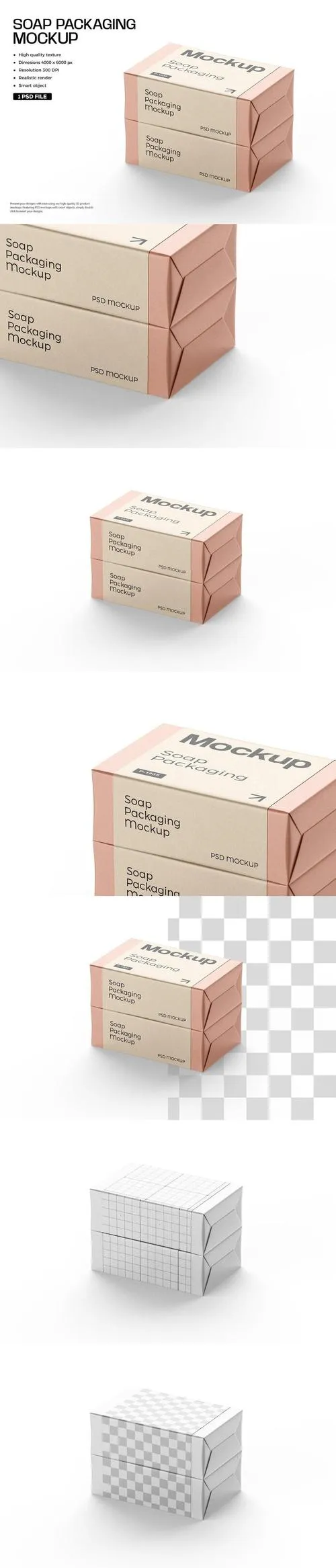 Soap Bar Packaging Mockup ZFLYKEE