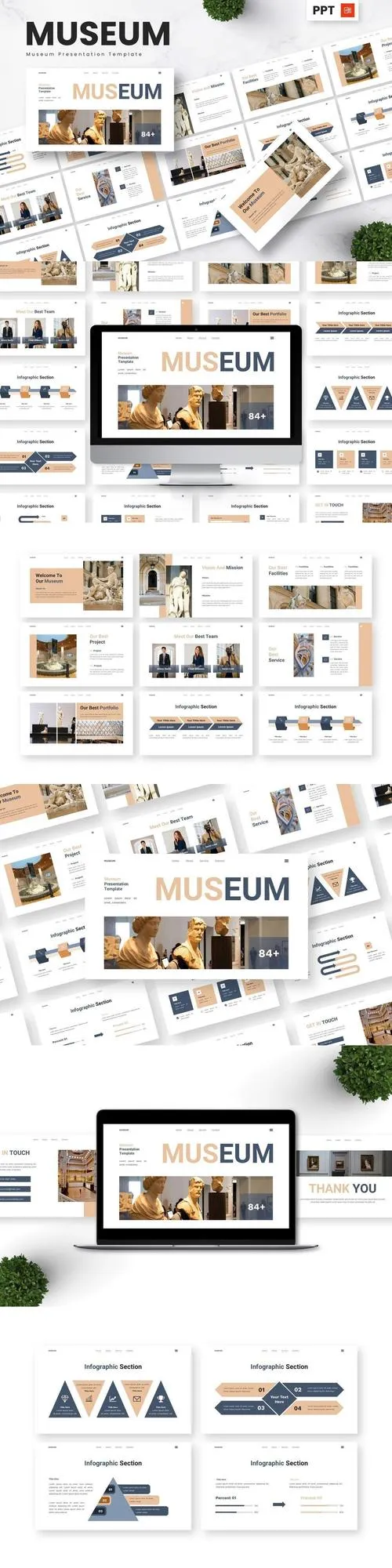 Museum - Museum Powerpoint Templates QE67SAL