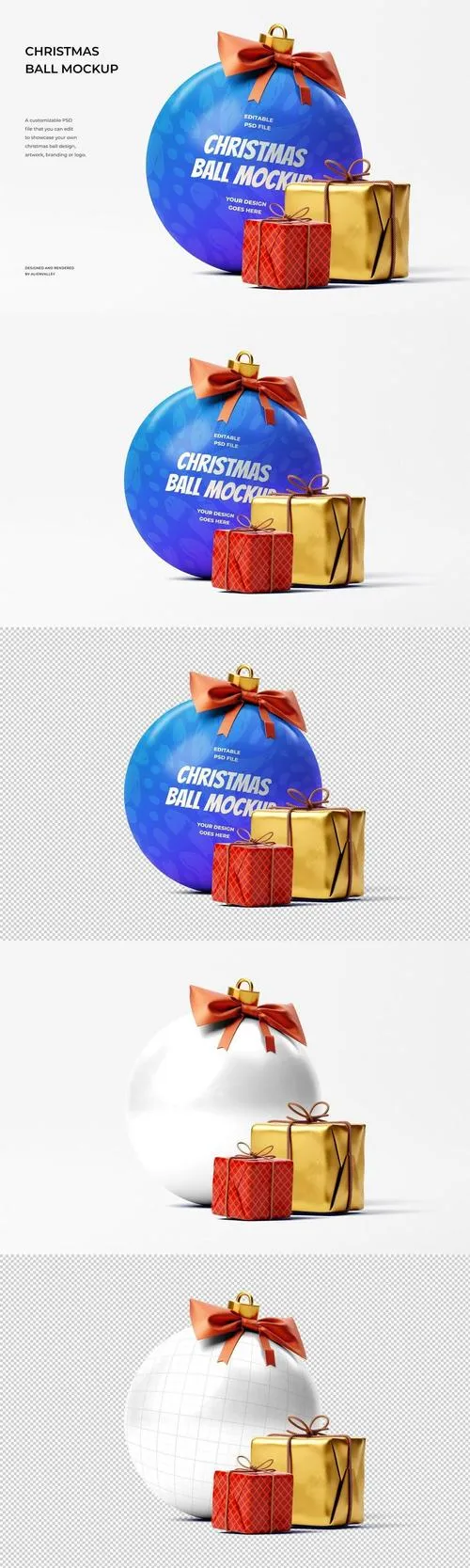 Christmas Ball Mockup